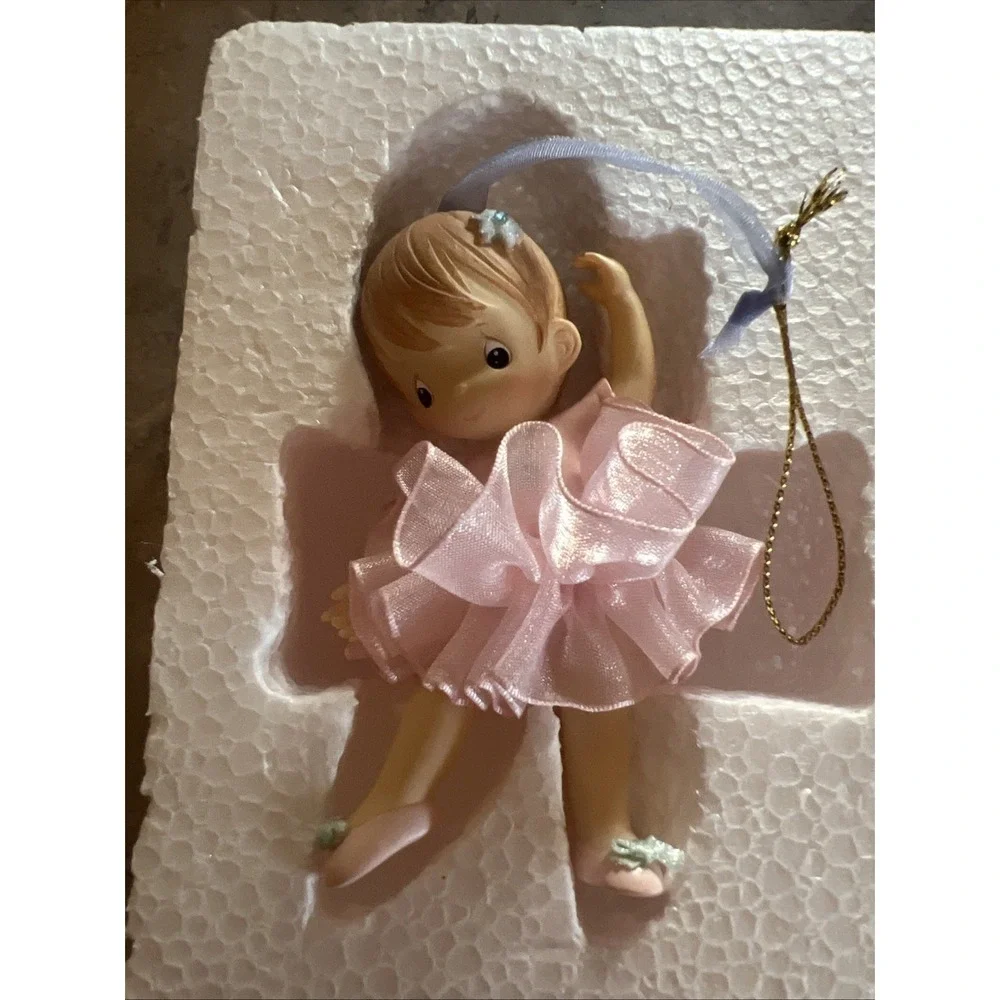Precious Moments Pink Ballerina Ornament by Enesco